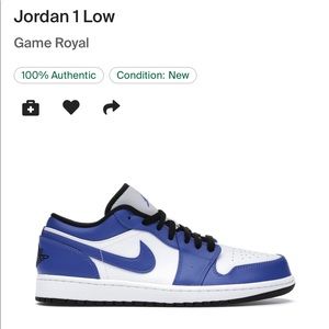 Jordan 1 Low Game Royal